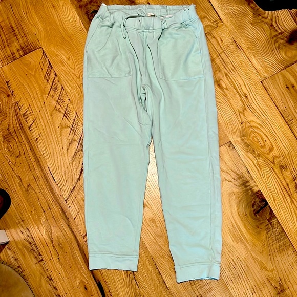 LoveShackFancy Distressed joggers - Picture 1 of 3